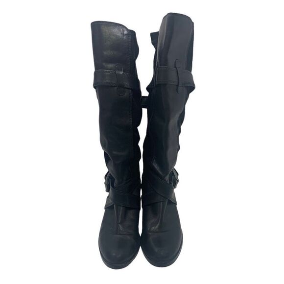 Cole Haan Whitley Black Suede Leather Boots Size 6.5 - Picture 3 of 7